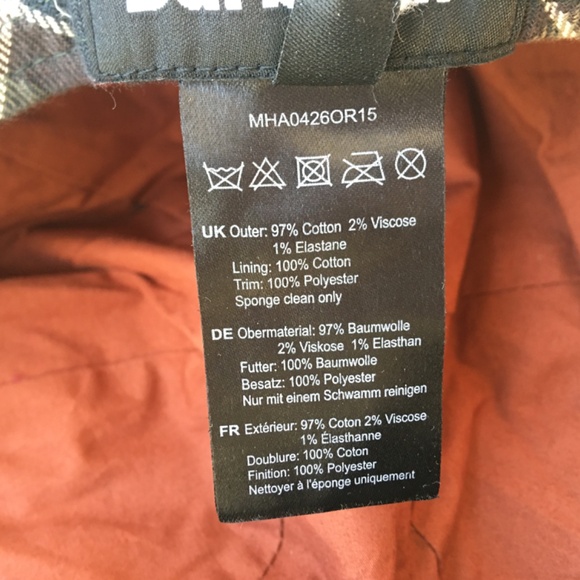 BARBOUR AYTON BURNT ORANGE CORDUROY MENS BASEBALL CAP ONE SIZE - Picture 10 of 12